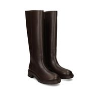 casadei botas con tacon mujer - marron talla 40
