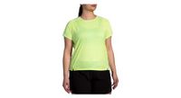 camiseta de manga corta brooks sprint free run 2 0 amarilla para mujer