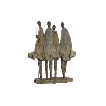 Figura Resina 33,5x14,5x41 Africanas Multicolor