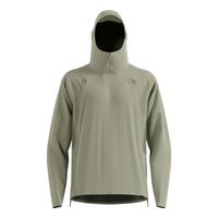 odlo x-alp waterproof pro  chaqueta para correr hombres - oliva