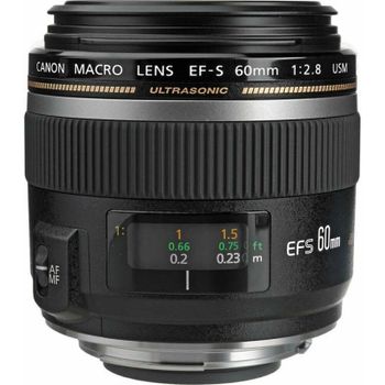 Canon Objetivo EF-S 60mm F2.8 Macro USM