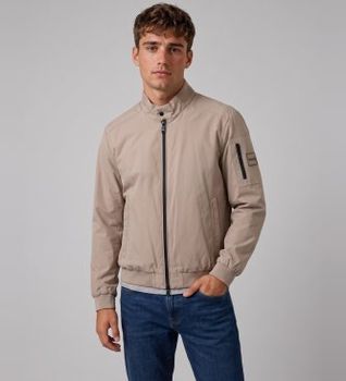 BOSS para hombre. 50570859 Chaqueta Join beige (S), Casual, Poliéster