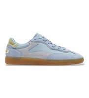 hoff para mujer 12619406 zapatillas de piel park stone blue azul 37 plano cordones casual