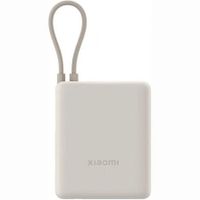 power bank xiaomi 33w 10000mah beige cable integrado