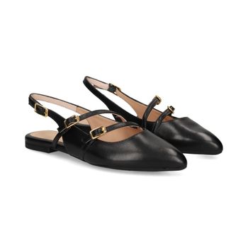 Unisa Zapatos Planos Mujer - Negro Talla 38