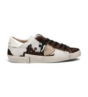 philippe model para mujer prld zapatillas de piel prsx low blanco 37 plano cordones casual