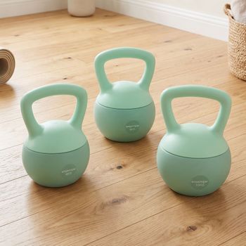 Conjunto De 3 Pesas Rusas 6/8/10 Kg-sportnow. Verde