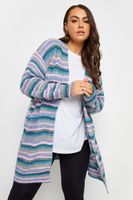 yours luxury cardigan de punto de rayas de colores mujer curvy y tallas grandes yours luxury capsule collection