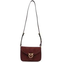 pinko bandolera love satchel mini suede 107656 a0f6 para mujer