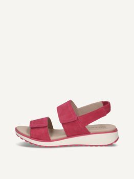CAPRICE Sandal, pink, made of Leather without heel, Size 40