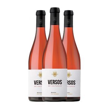 Estévez Vino Rosado Versos De Valtuille Rosado Bierzo 75 Cl 13.5% Vol. (pack De 3 Unidades)
