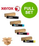 original multipack xerox phaser 6700dt printer toner cartridges 4 pack -106r01510