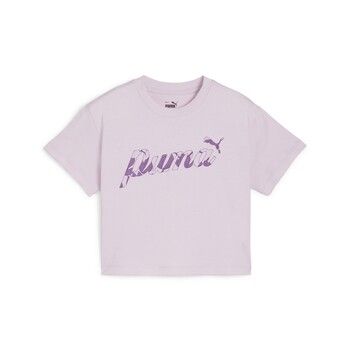 Puma Camiseta ESS+ BLOSSOM SHORT TEE G para niña