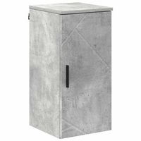 gabinete de bano gris concreto 30 x 315 x 61 cm vidaxl