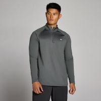 sudadera con cremallera 14 training para hombre de mp - gris oscuro - xxl