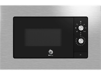 microondas integrable - balay 3cg6112x3 potencia 800w 5 niveles 20 l funcion grill asistente de limpieza con agua inox