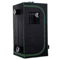 outsunny tienda hidroponica en oxford 600d con 5 entradas de aire regulables y ventana serra hidroponica para cultivo 80x80x160 cm   aosom espana
