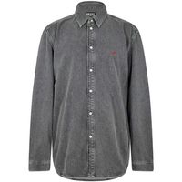 diesel camisa manga larga d-simply para hombre