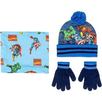 Dessins Animés Gorro Set De Invierno Guantes Y Gorro con Pompón Rosa Niña para niña