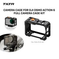 tilta para dji osmo action 6nano kit base de jaula para camara de accion con placa base de montaje de liberacion rapida filtro polarizador ta-t95