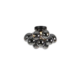 Plafón vidrio negro