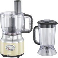 russell hobbs retro 25182 food processor - cream cream