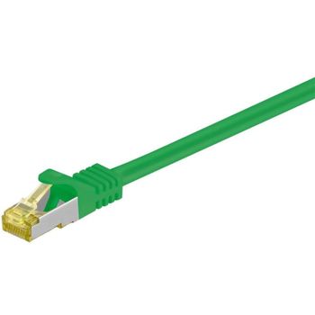 Cable de red Goobay 91568 0,25 m Cat7 S/FTP Verde