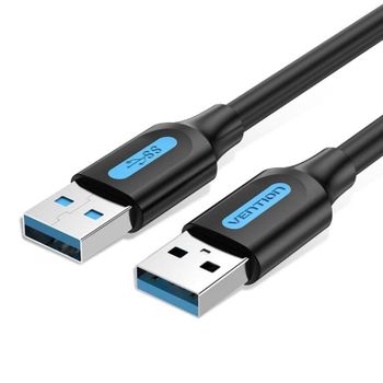 Cable USB 3.0 Vention CONBH USB-A macho a USB-A macho 2m 5Gbps negro
