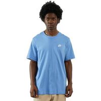nike tops y camisetas t-shirt sportswear club blanc para hombre
