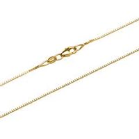 cadena veneciano en oro 9 quilates