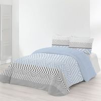 edredon sedalina sherpa daniel 550 grm2  funda cojin 135 cm rufino diaz azul