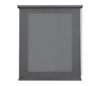 estores enrollables estor translucido premium con acabados en aluminio gris oscuro 180x180 cm
