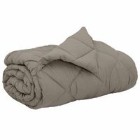 edredon  duvet de todo el ano gris claro 200 x 240 cm microfibra