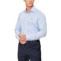 tommy hilfiger camisa manga larga cl - flex poplin sf mw0mw38347 para hombre