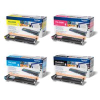 original multipack brother mfc-9125cn printer toner cartridges 4 pack -tn230bk