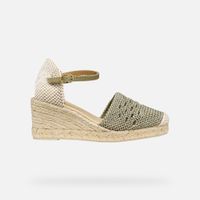 geox gelsa low mujer verde salvia