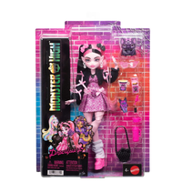 mattel - muneca monster high draculaura con accesorios 12x8x8 cm jhk29
