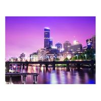 papel pintado 3d - yarra river - melbourne 200x154 cm