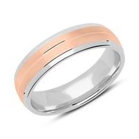 anillo para hombre plata 925 bicolor
