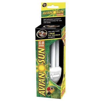 Zoo Med Fluorescente Compacto Aviansun 5,0 (Pájaros , Jaulas y pajareras , Jaulas) - 180 GR180