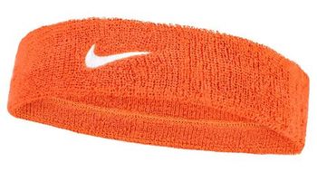 Cinta para la cabeza nike swoosh sponge classic naranja
