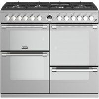stoves sterling s1000df ss 100 cm dual fuel range cooker - stainless steel stainless steel