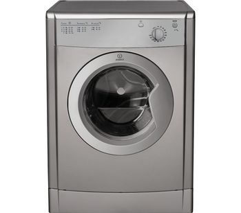 Indesit Tumble Dryer IDV75S Vented  - Silver, Silver