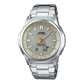 reloj radiocontrol solar Casio WaveCeptor WVA-M630D-9AJF JDM 42.1MM 50mm WorldWide Radiocontrol Multiband 6 correa de acero JDM (mercado interior japonés)