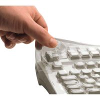 cubierta de teclado cherry wetex g84-4100 transparente 025 mm