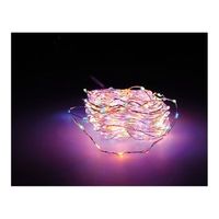guirnalda micro led extra dense multicolor parpadeante 14m 567l cable plata