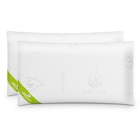 nalui almohadas copos viscoelastica aloe vera blanco pack 2 70x38 cm firmeza media