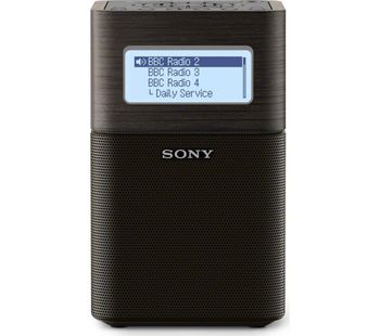 SONY XDRV1BTDB Portable DABﱓ Radio - Black, Black