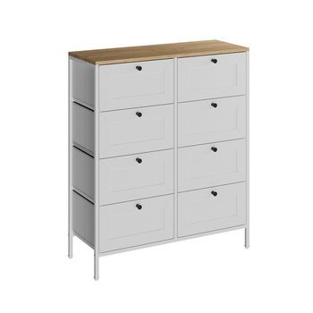 Cómoda Belaro 80 X 95 Cm Con 8 Cajones Vicco
