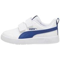 puma zapatillas baskets basses courtflex v3 v blanches avec accents bleus para hombre